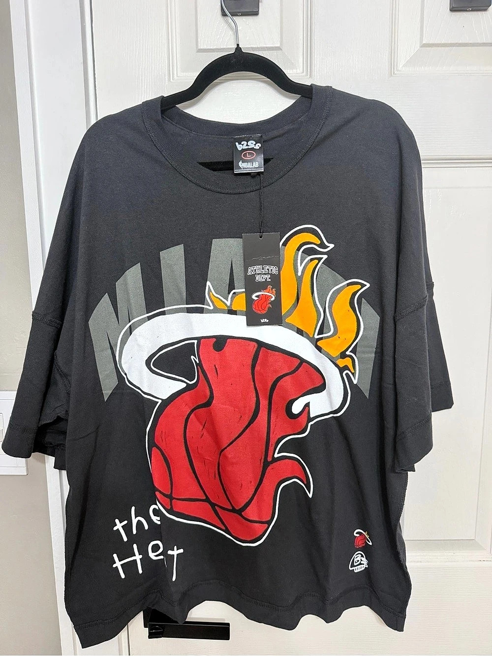 B2SS x NBALab Miami Heat Print Tee Large